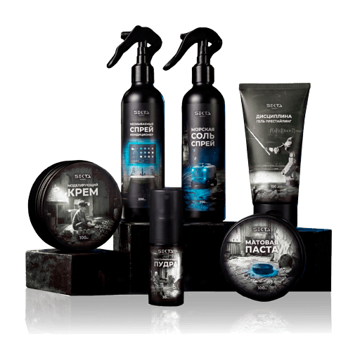Линейка продуктов SEKTA Barber