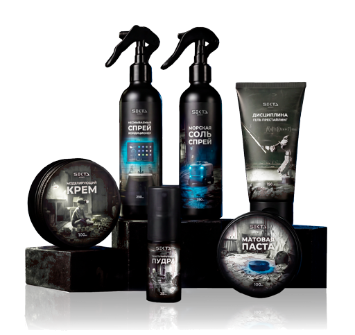 Линейка продуктов SEKTA Barber